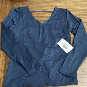 Zyia Navy V Back Vibe Top - size XXL